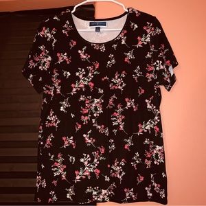 Karen Scott flower print blouse